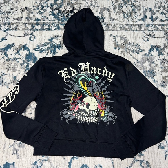 NWT Ed Hardy Zip Up - Picture 2 of 6